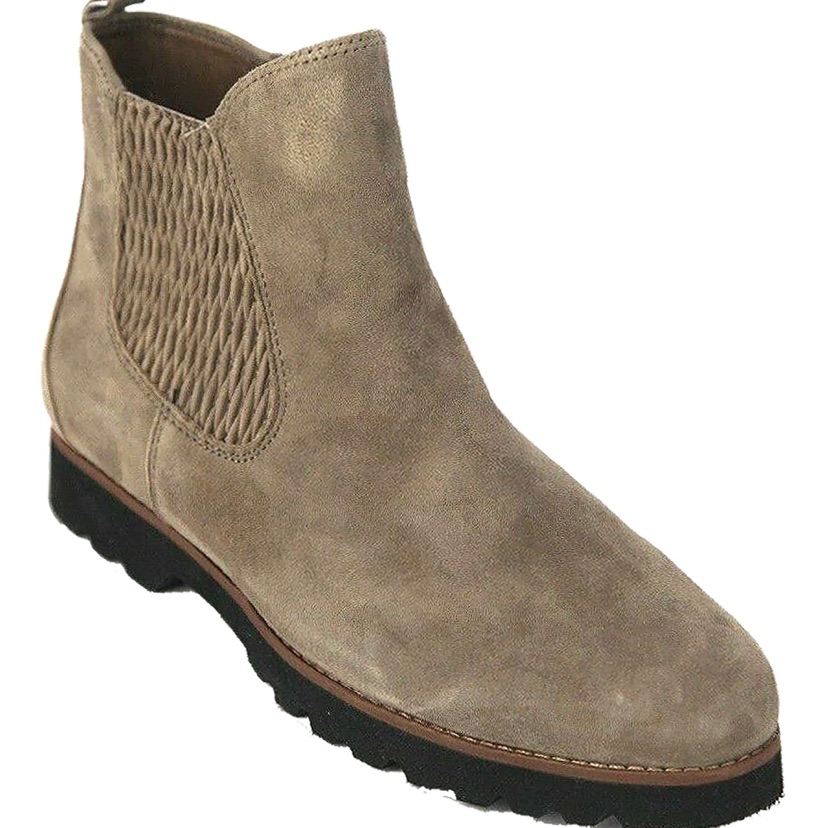 Earthies Madrid Taupe Suede Booties Sz 11 M New In Box